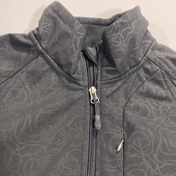Womens Outdoor Jacket Large Dark Gray Full-Zip - Picture 12 of 12